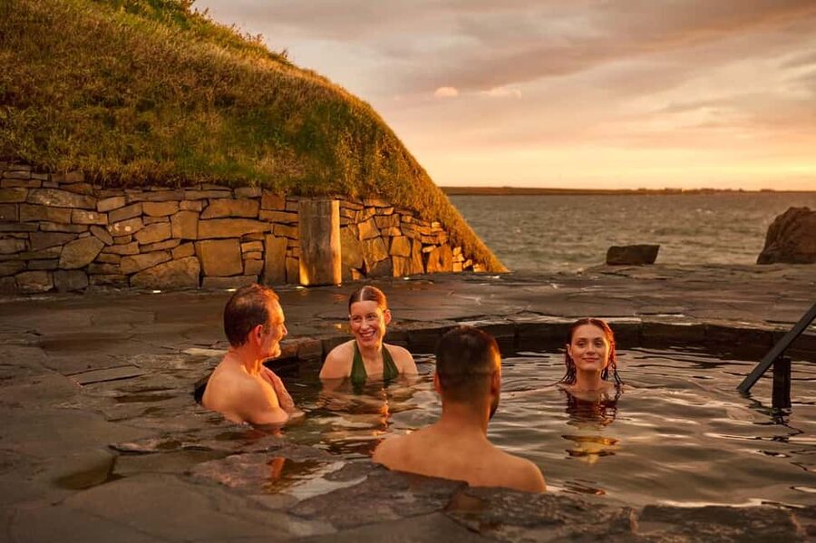 Reykjavik: Golden Circle Tour and Sky Lagoon Entry Ticket - Sky Lagoon: a calm finish with an ocean view