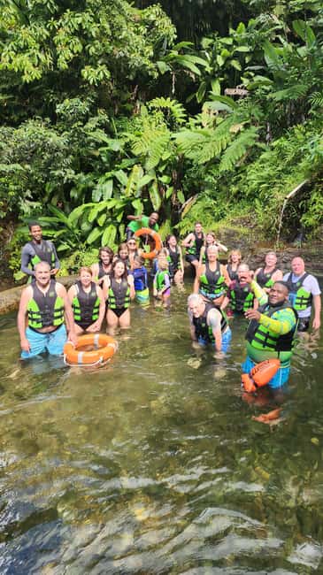 Roseau: Titou Gorge, Hot Spring, Falls & Champagne Reef Tour - Trafalgar Falls and a Taste of the Island