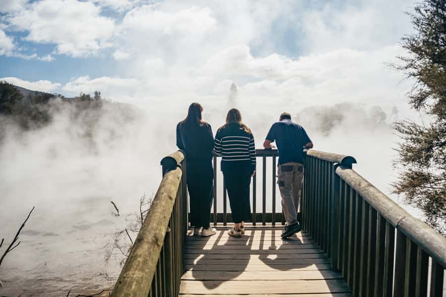 Rotorua: 'Thermal Path Tour' Geothermal half day Tour - A huge mud pool shows Rotorua at its most active