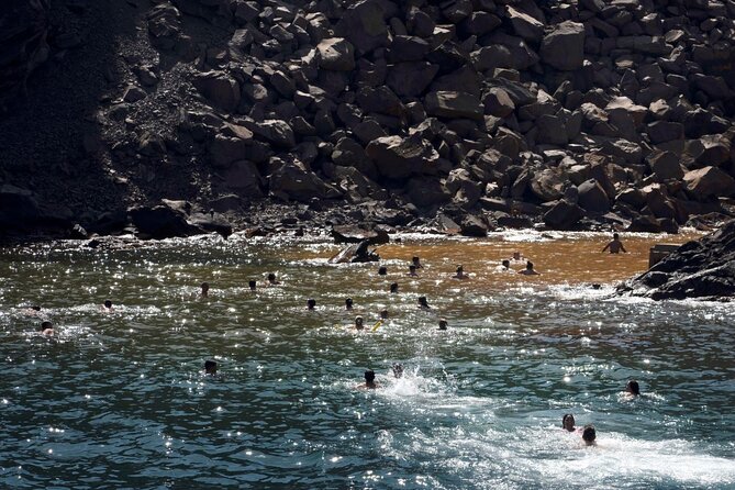 Santorini - Volcano and Hot springs - What the hot springs are really like