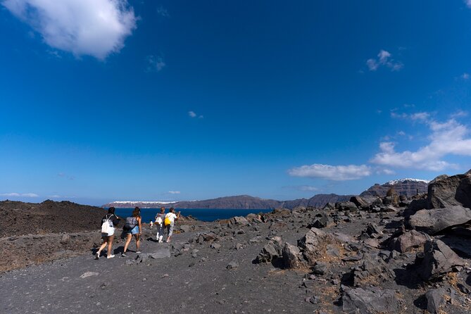 Santorini Volcano Hot Springs - What the boat setup means for you