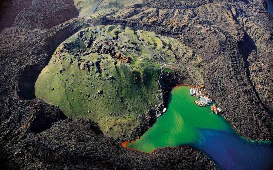 Santorini Volcano, Hot Springs Adventure - Palea Kameni: a warm swim with a practical catch