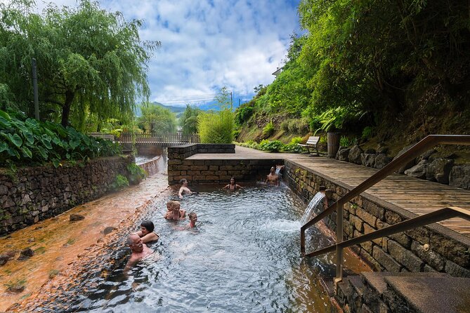 São Miguel Azores: Furnas Evening Thermal Baths with tickets - From your hotel to Pico do Ferro