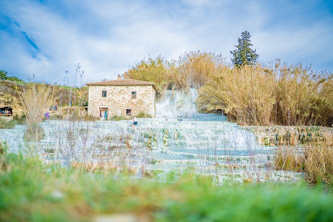 Saturnia Thermal Spring Small Group Day Trip from Rome with Lunch - Entering the 37 C pools at Terme di Saturnia