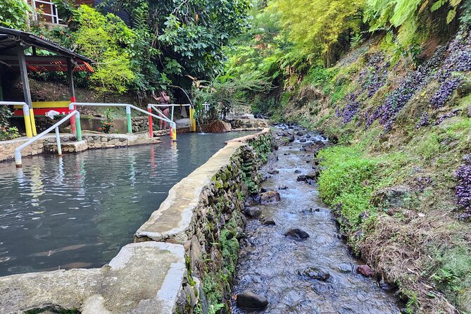 Shoreside Fun-Day with Titou Gorge, Hot Springs & Champagne Reef - Tia’s Hot Spa: sulfur pools and a rum punch