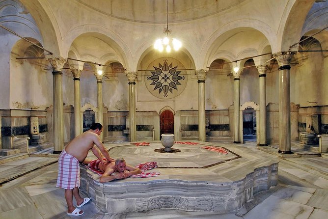 Side: Traditional Turkish Hammam & Massage - The 20-minute oil massage adds a familiar finish