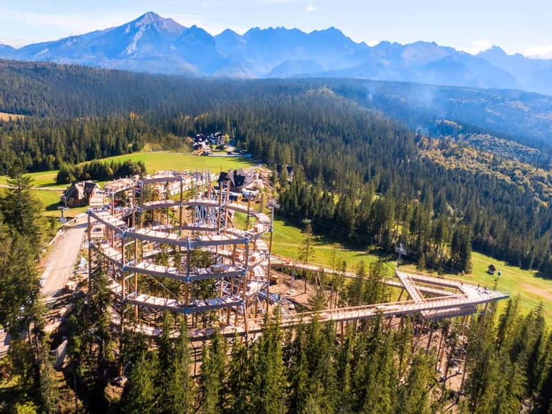 Sky Walk Heart of Poronin & Thermal Baths from Kraków - From Kraków to the Tatra foothills