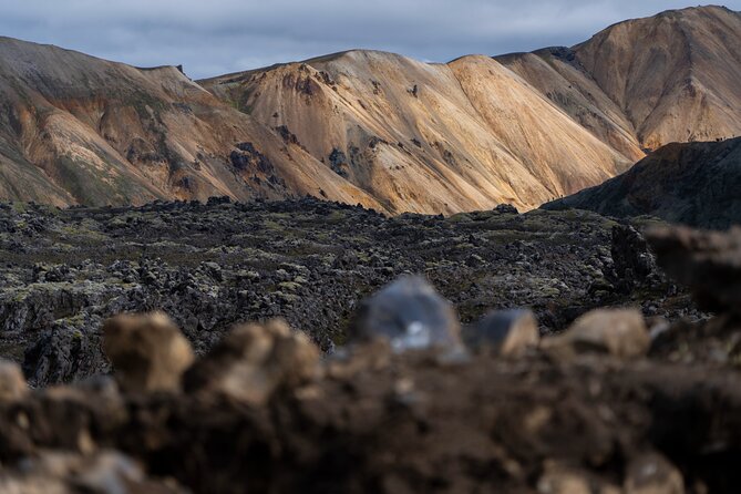 Small Group Landmannalaugar Hike and Hot Springs: Reykjavik/Hella - Views, volcanic colors, and lunch above the valley