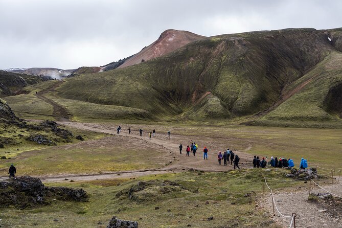 Small Group Landmannalaugar Hike and Hot Springs: Reykjavik/Hella - The hot spring after the hike