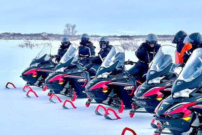 Snowmobile Tour by Lake Mývatn - The one-hour route across frozen Lake Mývatn