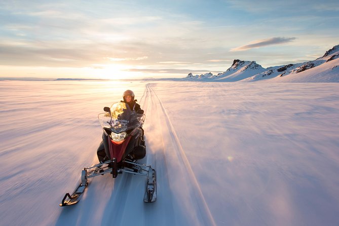 Snowmobiling on Langjokull Glacier and Secret Lagoon Tour - A quick look at Geysir country