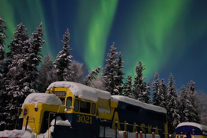Spectacular Hot Spring Experience with Northern Lights - Inside the Chena Ice Museum