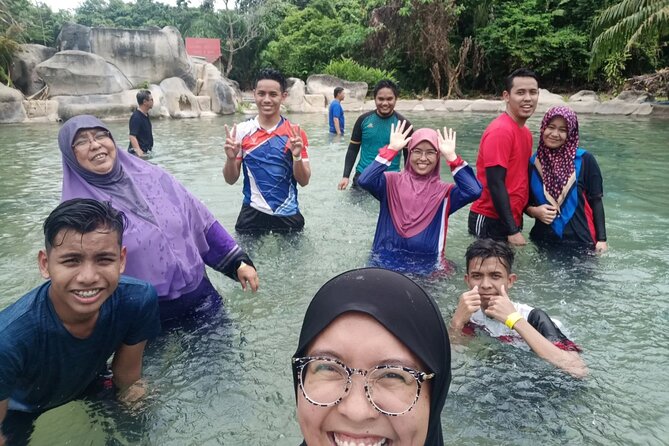 Sungkai Hot Springs & Nature Park Tour from Kuala Lumpur - The foot reflexology pool and egg-boiling stop