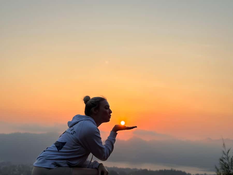 Sunrise Jeep Tour Mount Batur & Hot Spring (Private Tour) - Mount Batur before dawn
