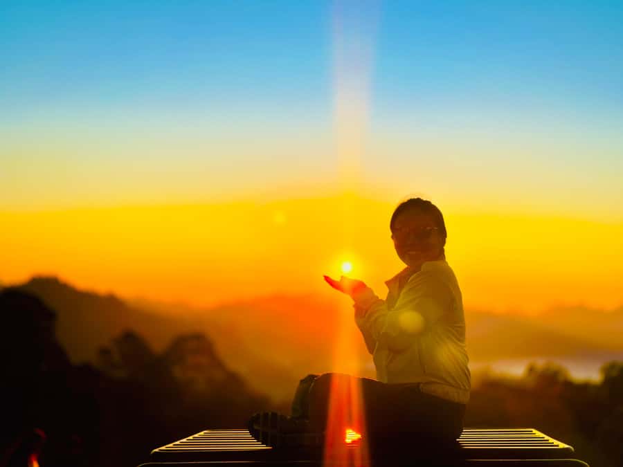 Sunrise Jeep Tour Mount Batur & Hot Spring (Private Tour) - Sunrise from the Mount Batur drop area