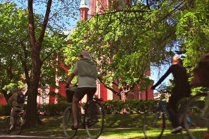 Tampere Scenic Bike Tour with Sauna and Local Flavors - Pispala Shot Tower and the old log-floating tunnel