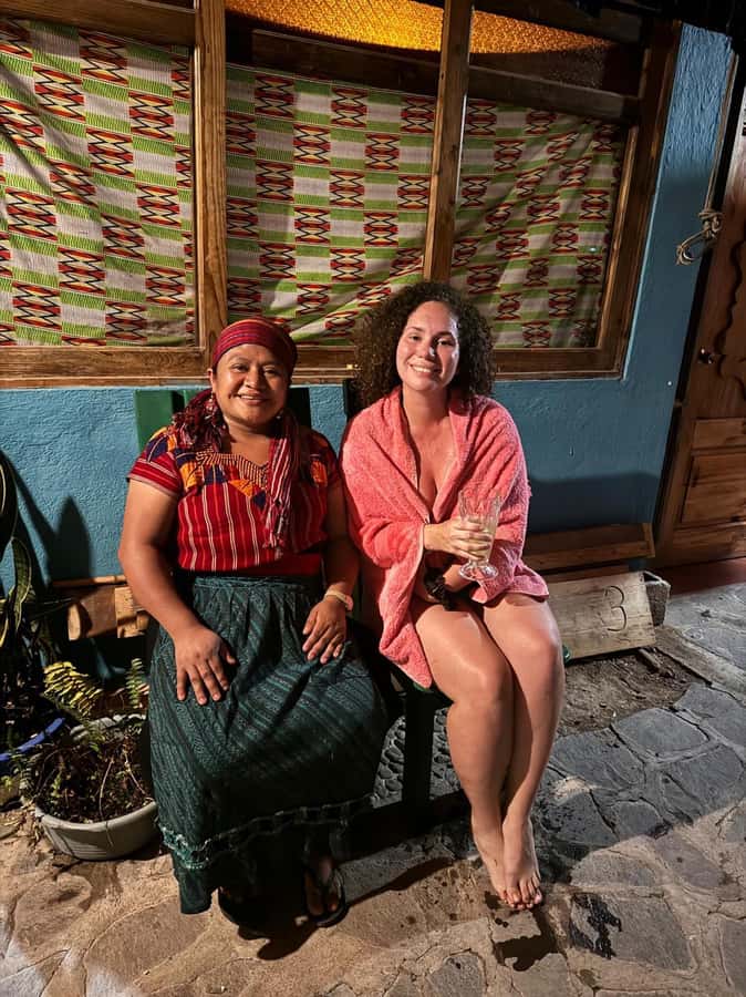 Temazcal sauna and dinner experience, cultural sharing - A Mayan ritual with a family meal at its center