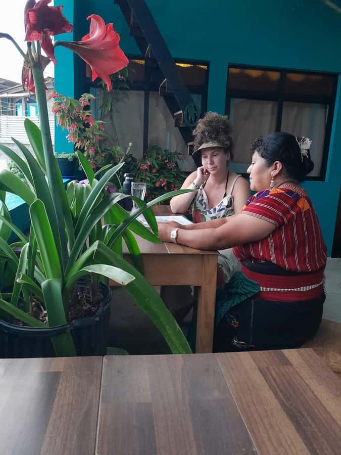 Temazcal sauna and dinner experience, cultural sharing - Entering the temazcal