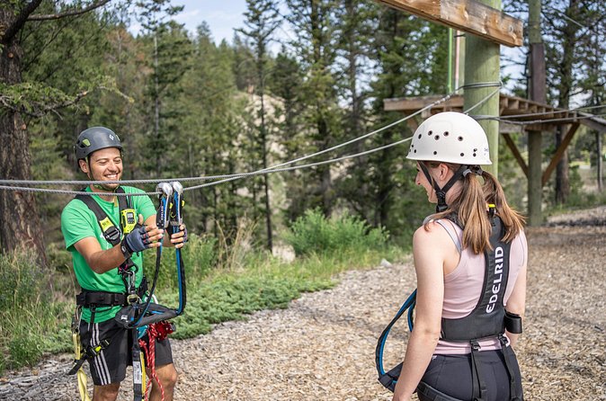 Thrilling 2-Hour Zipline Tour in Radium Hot Springs - The final double zip and the run back