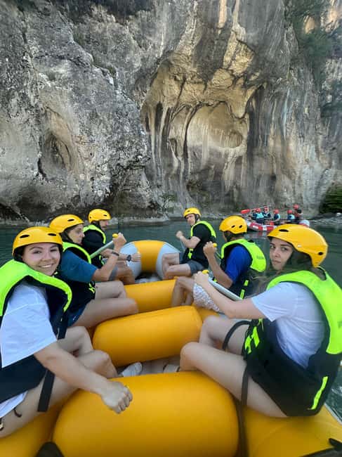 Tirana/Durrës/Golem: Vjosa Rafting, Benja Thermal Baths Tour - Rafting the Vjosa’s clear water