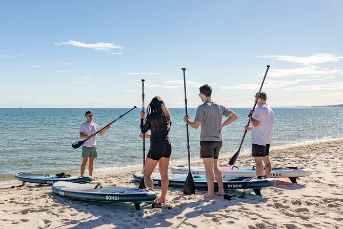 Ultimate Peninsula Adventure: Stand Up Paddle, Hot Springs, Hike, Lunch & Winery - Starting on Port Phillip Bay with a paddle lesson