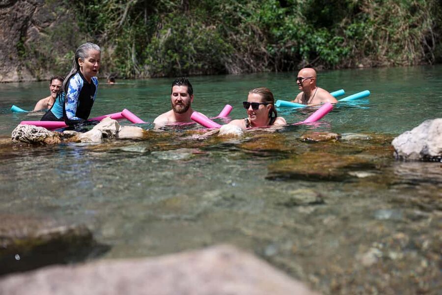 Valencia: Montanejos Thermal Spring & Girlfriend Waterfall - Salto de la Novia and the first swim