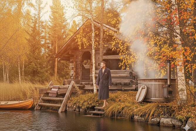 VIP SERVICE Traditional Finnish Log Sauna and Food Experience - Leaving Rovaniemi for Oikarainen
