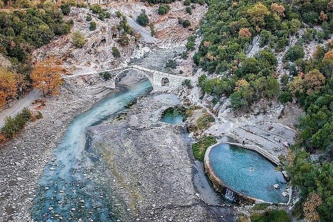 Visit Benje Thermal Baths & Kelcyra Waterfall & Langarica Canyon - The private vehicle and small group setup