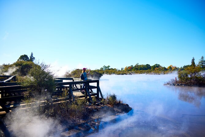 Whaka Geothermal Trails Self-Guided Tour - Following the marked paths through forest and steam