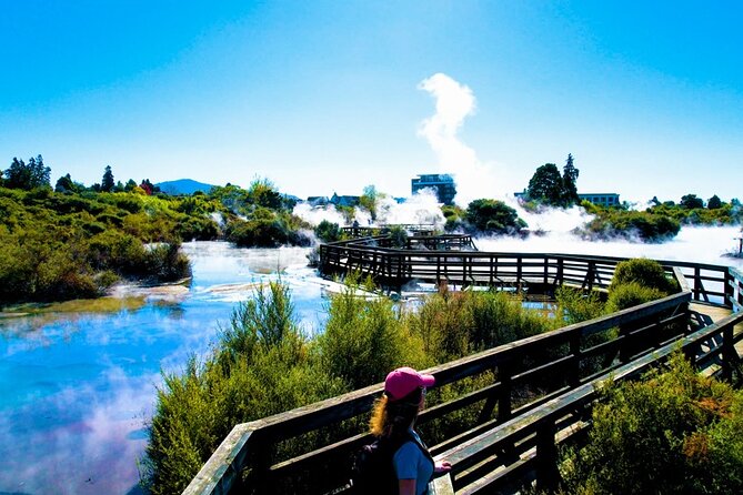 Whaka Geothermal Trails Self-Guided Tour - Colorful pools, steaming lakes, and the geyser view