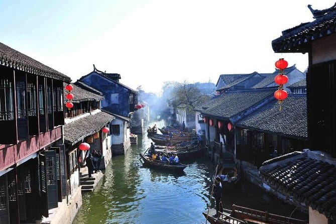 Xitang Water Town Private Tour from Shanghai with Hot Spring Spa Experience - A Chinese lunch in a village setting