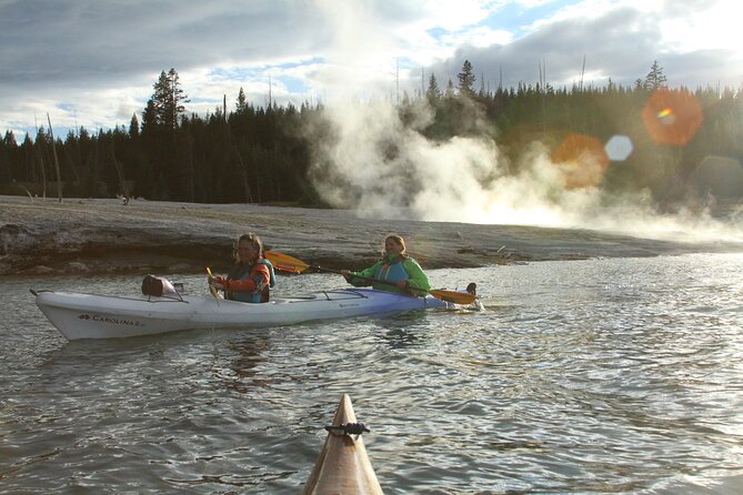 Yellowstone Lake & Hot Springs / 3 Hour Morning or Twilight Tour - Meeting at Grant Marina and getting set up