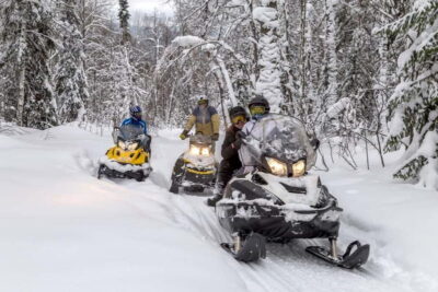 Snowmobiles (or Quads), Thermal Pools & Tasting